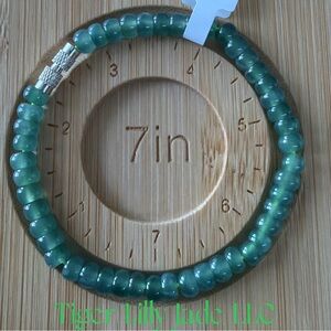 Certified Grade A Jade Abacus Beaded Bracelet.